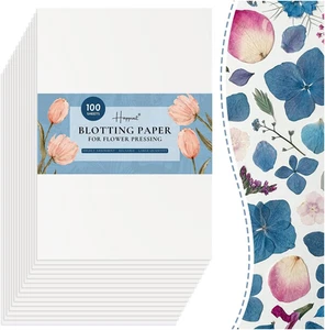 100 A4 Size Blotting Papers for Herbarium Craft, Large Blotter Paper for Herbari - Picture 1 of 6