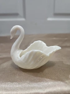 Lenox "To the Bride!" Schwan Ehering Schmuckschale, weiß mit Gold, Vintage - Bild 1 von 11