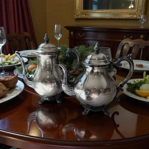 Vintage F.B. Rogers Silver Co Silver Plated Coffee AND Tea Pot 2352 - Picture 1 of 5