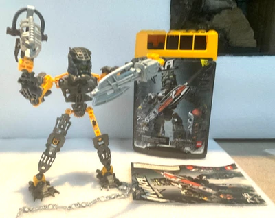 LEGO Bionicle Inika 8730 Toa Hewkii Completo con Bote/Esferas/Espada de Trabajo Foto 1 de 4