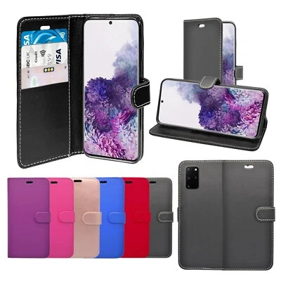 For Samsung Galaxy S20+ 5G Case Wallet Flip PU Leather Stand Card Slot Cover - Image 1 of 4