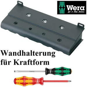 WERA Wandhalterung Rack f. 6 Schraubendreher Kraftform VDE Halterung Wandhalter - Bild 1 von 2