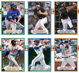 2019 TOPPS THROWBACK THURSDAY SET #25 BO JACKSON VLADIMIR GUERRERO JR RC SP - Picture 1 of 7