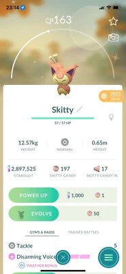 Pokemon Go Shiny Skitty - Image 1 of 2