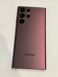 Used Grade B | Galaxy S22 Ultra 5G | 128GB | Burgundy I Unlocked - Picture 1 of 4