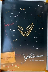 Veuve Clicquot Champagne Yelloween Giclee Print XL Poster - Rare! - Picture 1 of 8