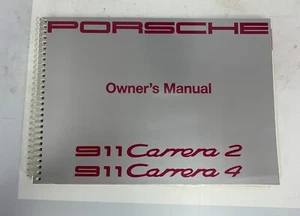 Original Porsche 911 Carrera 2 Carrera 4 Owner's Manual - Picture 1 of 1