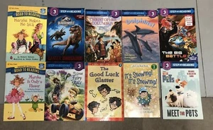 Lot of 10 Level 3 Ready to-I Can Read-Step into Reading-Learn Read Books MIX - Picture 1 of 1