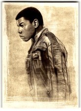 2017 Topps Star Wars The Last Jedi Illustrated Finn #SWI-7