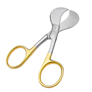 Instrumentos de ginecología para obstetras/ginecólogos con mango de cordón umbilical de 4" con mango dorado - Imagen 1 de 2