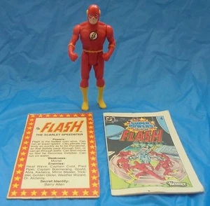 DC Super Powers The Flash Actionfigur komplett Mini Comic Karte Kenner 1984 Vintage - Bild 1 von 7