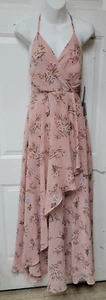 Lulu's Floral Maxi Dress w/ Spaghetti Straps, size XS - Picture 1 of 7