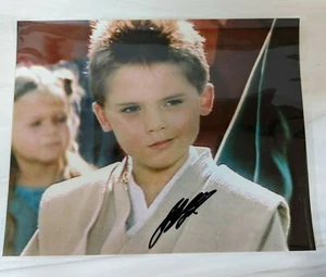 Anakin Skywalker Star Wars Jake Lloyd Autograph 8x10 Photo Phantom Menace London - Picture 1 of 3