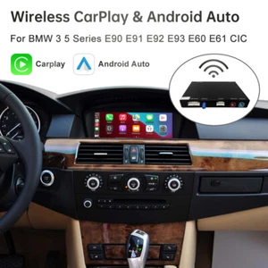 Wireless Carplay for BMW CIC System 1 3 5 7 Series E81 E84 X5 Car Retrofit Kit - Picture 1 of 10
