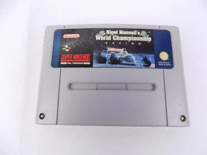 SNES Super Nintendo Nigel Mansell's World Championship Racing Like New - PAL ... - Picture 1 of 1