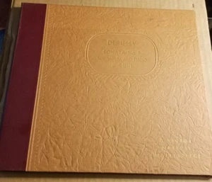 78RPM 12" Victor 2 disc SET Debussy, Elman, Mittman – Sonata 3, Violin Piano, E- - Picture 1 of 14