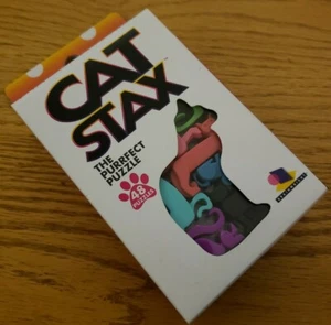 Brainwright Katze STAX, das Purrfect Puzzle 48 Teile NEU SPASS! - Bild 1 von 6