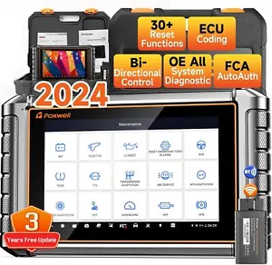 Foxwell NT909 OBDII Bidirectional All Systems OBD2 Diagnostic Scanner ECU Coding - Picture 1 of 15