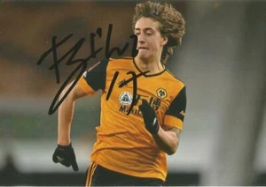 WOLVES & PORTUGAL: FABIO SILVA SIGNED 6x4 ACTION PHOTO+COA **PROOF** - Picture 1 of 2