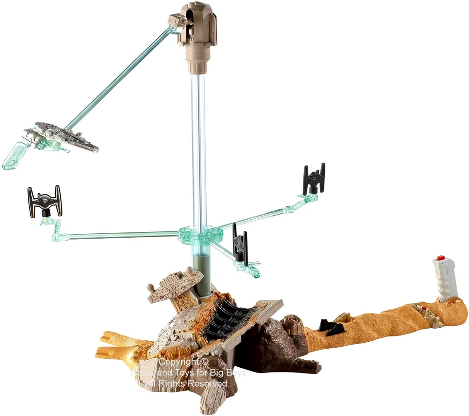 Hot Wheels Star Wars ESCAPE FROM JAKKU Play Set Diecast Ships Mattel 06962 R - Image 1 of 1