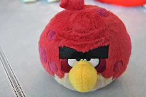 Angry Bird Terrance Bird 6" " Sound" Red.Beige and Yellow in Color Rare Bird - Picture 1 of 12