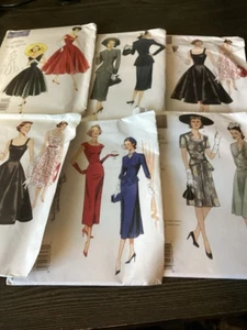 6 Vogue Vintage Model Dress Patterns V2902, V2876, V1136, V1019, V2902, V1172 - Picture 1 of 19