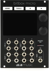 1010music Bitbox Micro Eurorack Compact Sampler with Touchscreen - Black - Picture 1 of 6