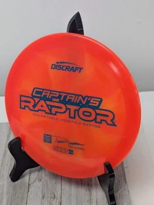 New Discraft 2025 Z Swirl Captain's Raptor Driver Disc Golf Disc 173-174 Grams - Image 1 of 4