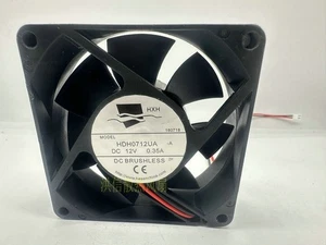 Ventilador HXH 1 pieza HDH0712UA-A DC 12V 0.35A 7025 7CM ventilador de refrigeración 2 CABLES - Imagen 1 de 3