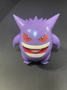 Gengar Action Figure Tongue Sticks Out Battle Feature 2018 WCT Pokemon Usato - Foto 1 di 4