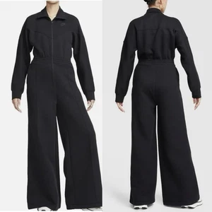 Nike Tech Fleece Jumpsuit Size Small Womens Black Sportswear Windrunner $185 - Picture 1 of 13