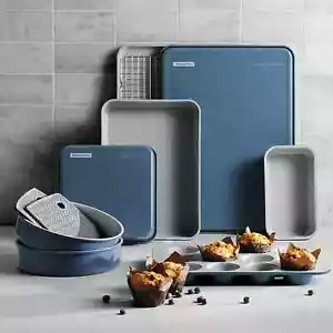 Tramontina 9 Piece Non-Stick Bakeware Set Plus 2 Silicone Trivets (11 pc) - Picture 1 of 6