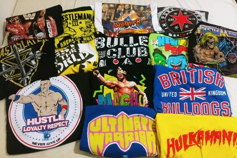 WWE LOT OF 14 T-SHIRTS Cover