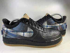 Nike Air Force 1 ID By You Low Pendleton Black Flannel Mens Size 10.5 CK5075-991 - Picture 1 of 9