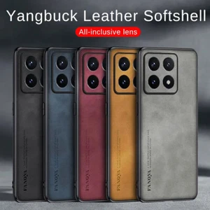 Hülle Für Xiaomi 15T Pro 14T Redmi Note 14 13 12 Handy Tasche Case PU Leather - Picture 1 of 16