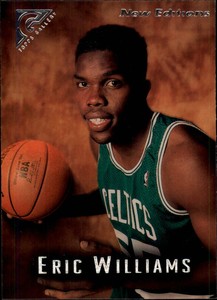 1995-96 Topps Gallery Boston Celtics Basketball Card #53 Eric Williams Rookie