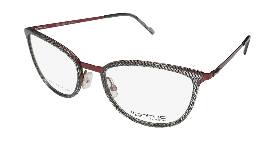 NUEVO MARCO/GAFAS FABULOSAS LIGHTEC 30057L HECHAS A MANO ACETATO TRANSPARENTE Foto 1 de 1