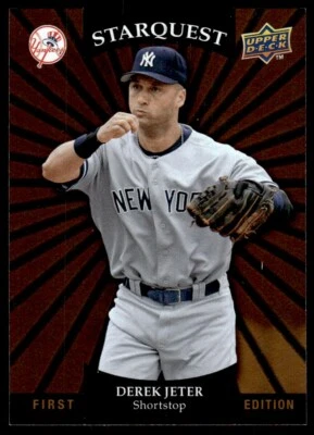 2009 Upper Deck First Edition StarQuest Derek Jeter New York Yankees #SQ-6 R53 - Image 1 of 2
