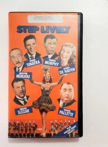 Step Lively - Sealed used VHS 1985 Black & White Frank Sinatra & Gloria De Haven - Foto 1 di 3