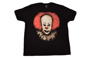 It The Movie Mens Pennywise Horror Terror Clown Black Scary Shirt New S, M, 2XL - Picture 1 of 5