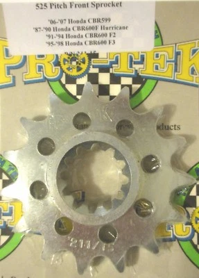 Piñón delantero Pro-tek paso 525 15T Honda 1997 1998 CBR600F3 CBR-600F3 F3 NUEVO Foto 1 de 2