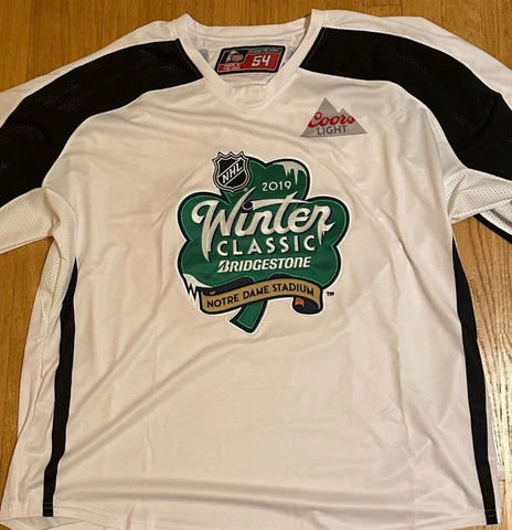 2019 NHL Winter Classic Jersey Coors Light Bridgestone Notre Dame NEW Cover