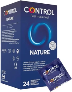 Control Preservativos Nature. Caja Pack Ahorro 24 Condones Para Un Placer Natura - Imagen 1 de 12