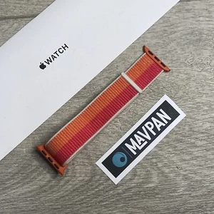 Genuine Apple Watch Sport Loop Nectarine / Peony 40/41/42mm Series 5 6 7 8 9 10 - Zdjęcie 1 z 7