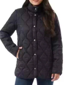 32 Degrees Quilted Women’s Button Up Jacket - NAVY - Large **NEW** 5s4 - Picture 1 of 5