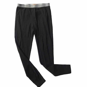Icebreaker Boys Youth Logo Waistband Skinny Leg Merino Wool Pant Black Sz 11-12 - Picture 1 of 7