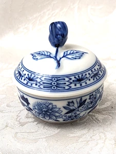 Vintage Hutschenreuther Trinket Box, "Blue Onion" Made in Germany - Bild 1 von 7