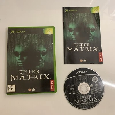 Enter The Matrix Microsoft XBOX Original Atari PAL 2003 Game Complete - Image 1 of 4