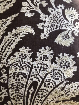 TOMMY HILFIGER ALGODÓN REINA EDREDÓN 2 FUNDAS PAISLEY CHOCOLATE/CREMA REVERSIBLE  Foto 1 de 4