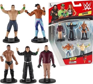 WWE Pencil Toppers 5pk Finn Balor John Cena Bray Wyatt Kofi Jeff Hardy Figures - Picture 1 of 7